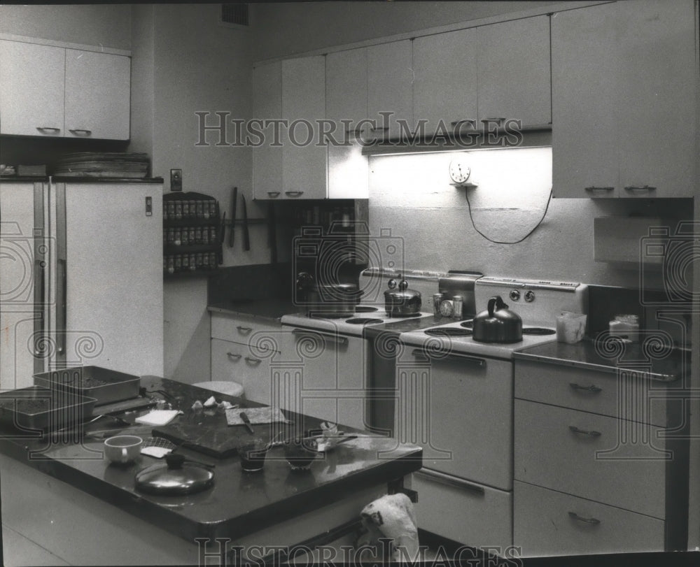 1969 Kitchen in Governor&#39;s Mansion, Washington State - Historic Images