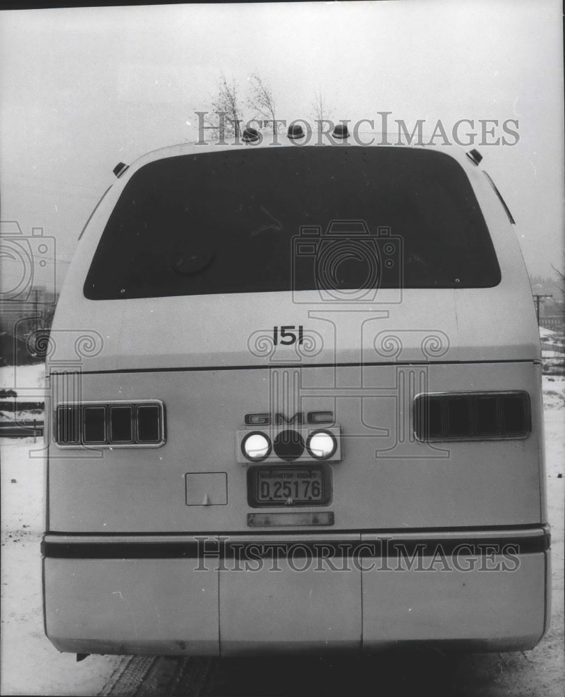 1979 Press Photo Spokane Transit Authority GMC Bus - Historic Images