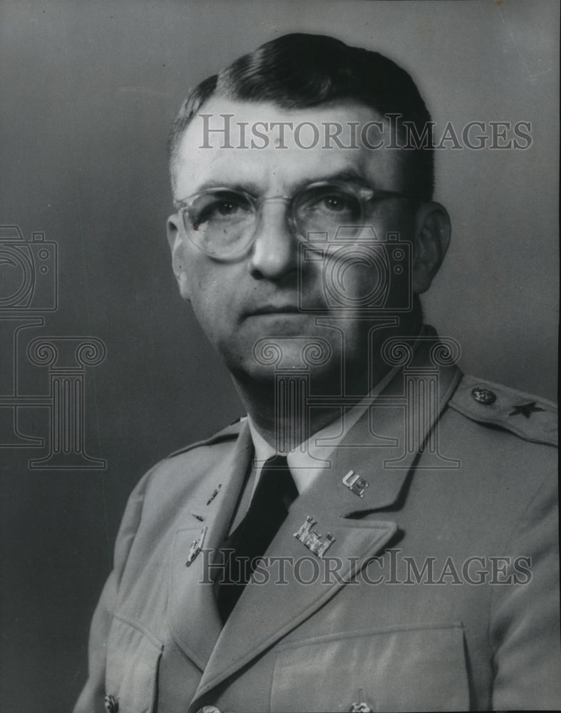 Press Photo Maj Gen William W Lapsley, Div Engineer of Army Corps of Engineer - Historic Images