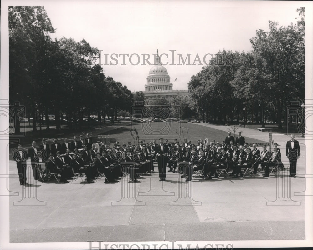 1991 Philip H. Field with US Navy Band, preforms in Washington D.C.-Historic Images