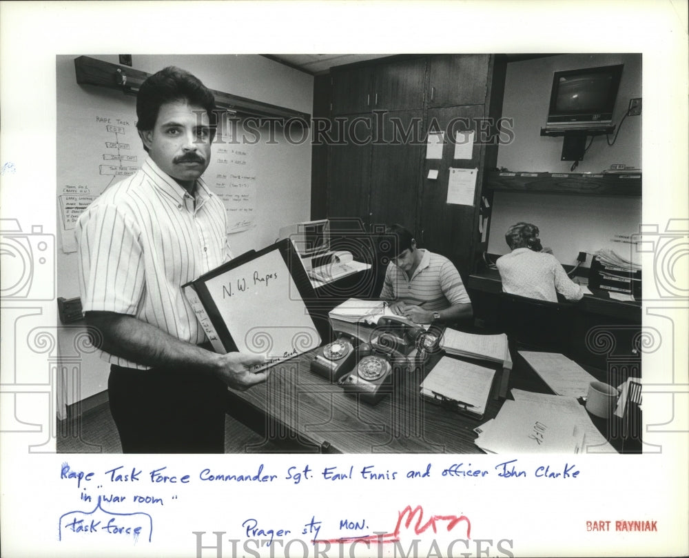 1987 Sgt. Earl Ennis and Officer John Clarke, Rape Task Force-Historic Images