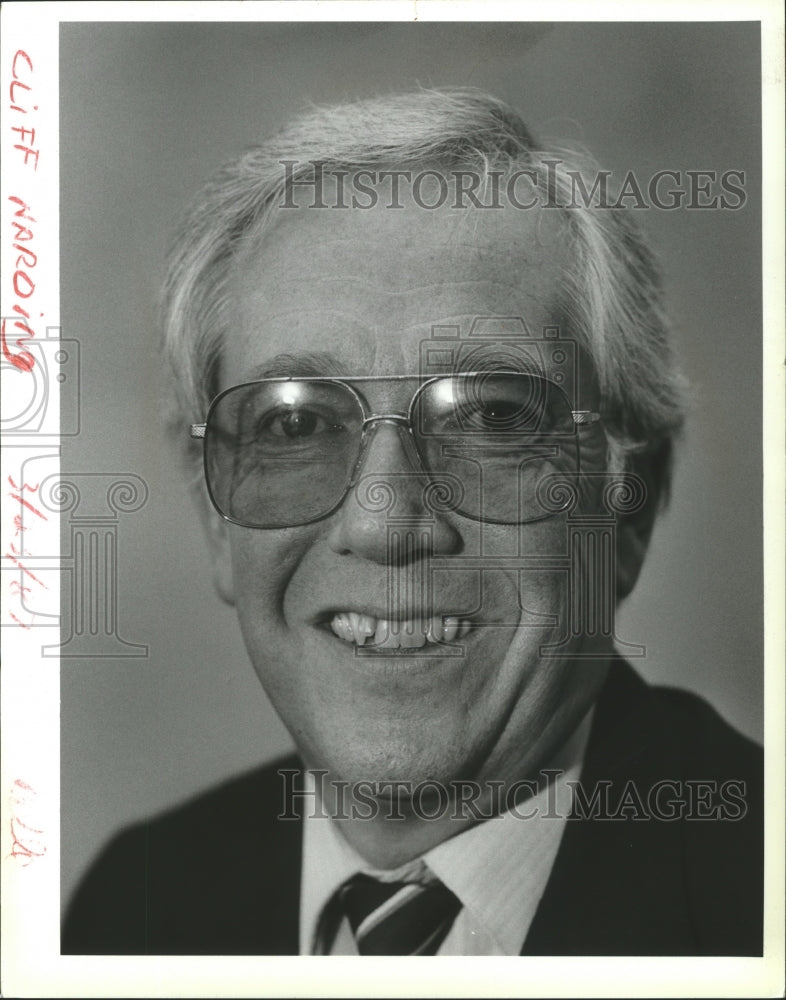 1987 Press Photo Spokane Police Cliff Harding - spb19834 - Historic Images