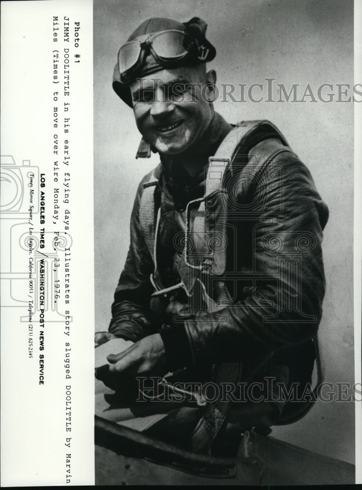 1976 Jimmy Doolittle in his early flying days.  - Historic Images