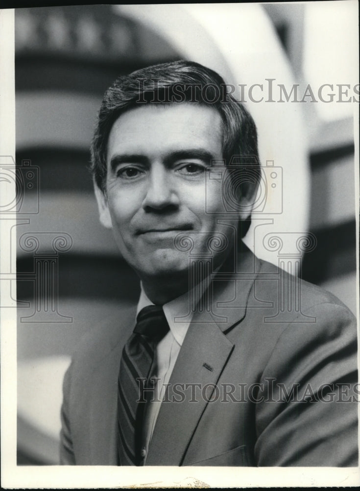 1984 Dan Rather, CBS anchor for the National Conventions. - Historic Images