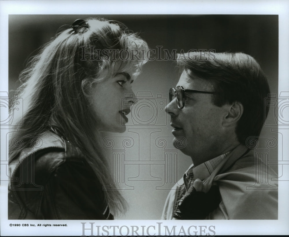 1990 Press Photo Eileen Davidson and Jay Johnson star in Broken Badges