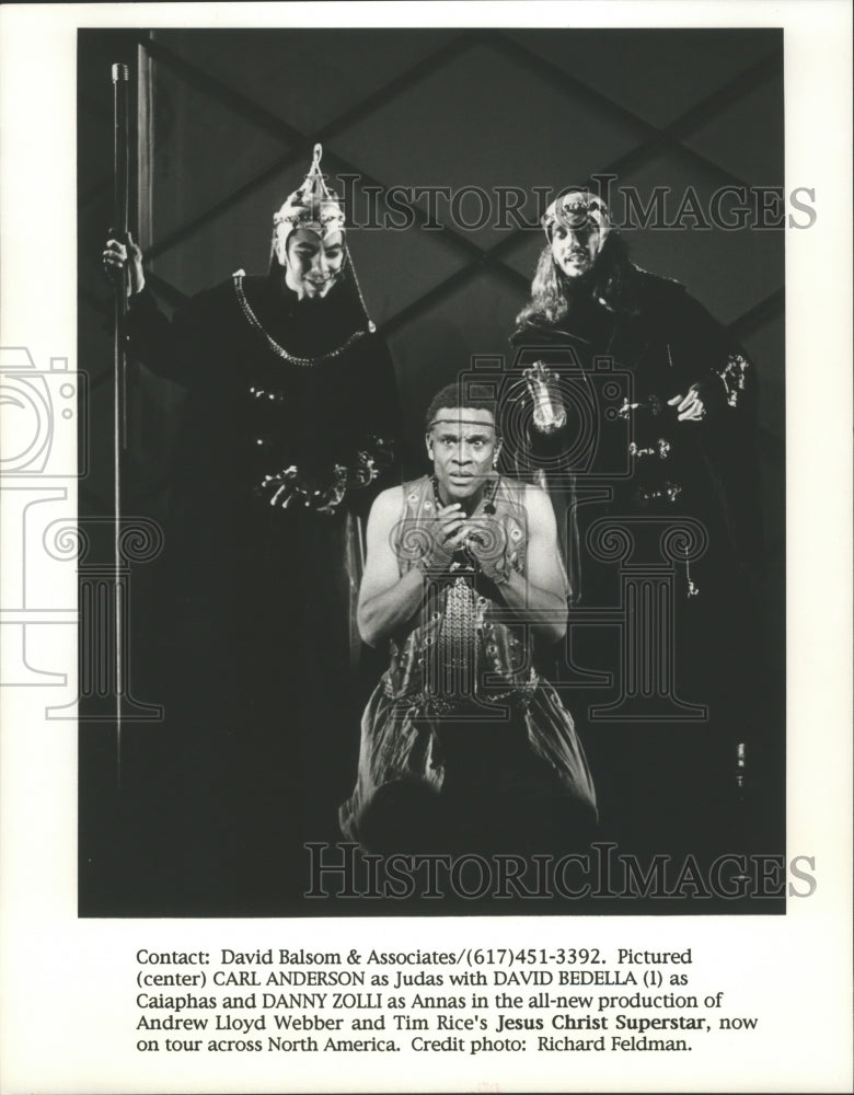 1994 Press Photo Carl Anderson and David Bedella in Jesus Christ Superstar. - Historic Images