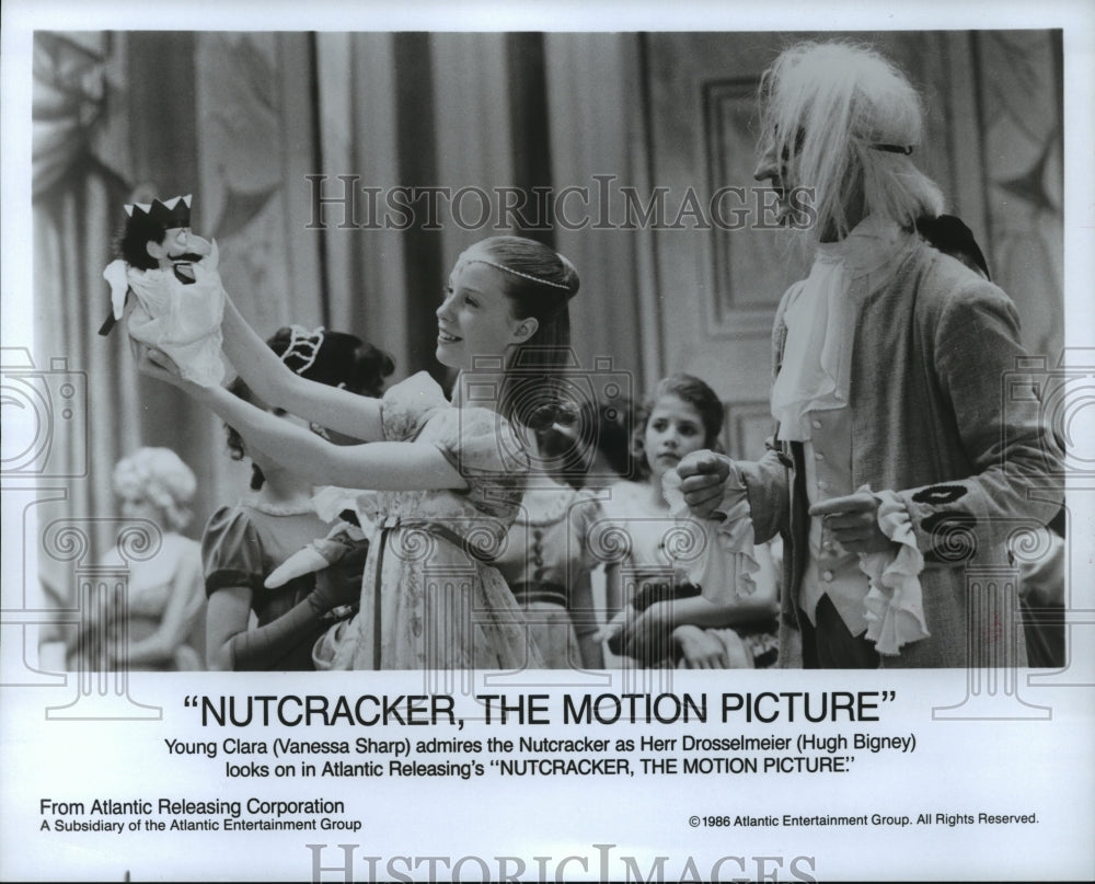 1986 Press Photo "Nutcracker, The Motion Picture" with Vanessa Sharp