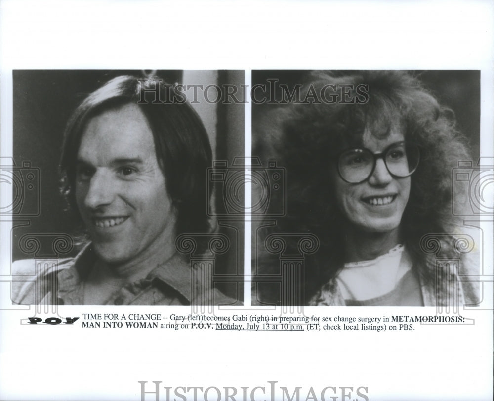 1992 Press Photo Scenes from &quot;METAMORPHOSIS: MAN INTO WOMAN&quot; PBS TV - Historic Images