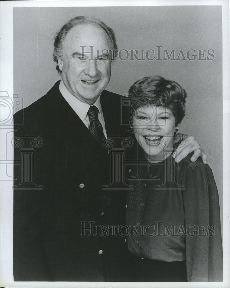 Press Photo Jack Warden, Anne Jackson in &quot;A Private Battle&quot; CBS TV Special - Historic Images