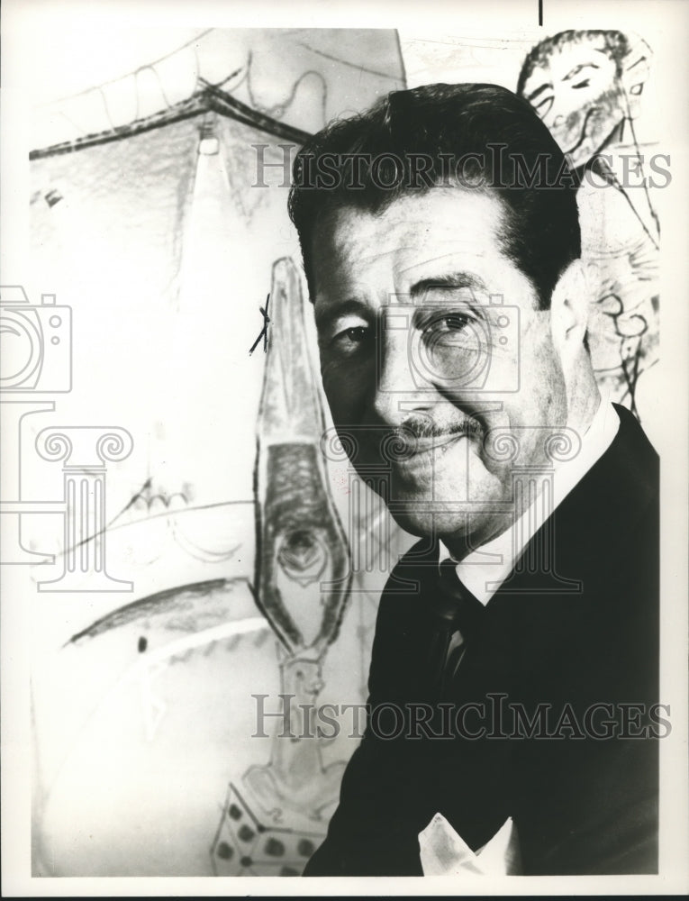 1963 Press Photo Don Ameche, American actor and voice artist. - Historic Images