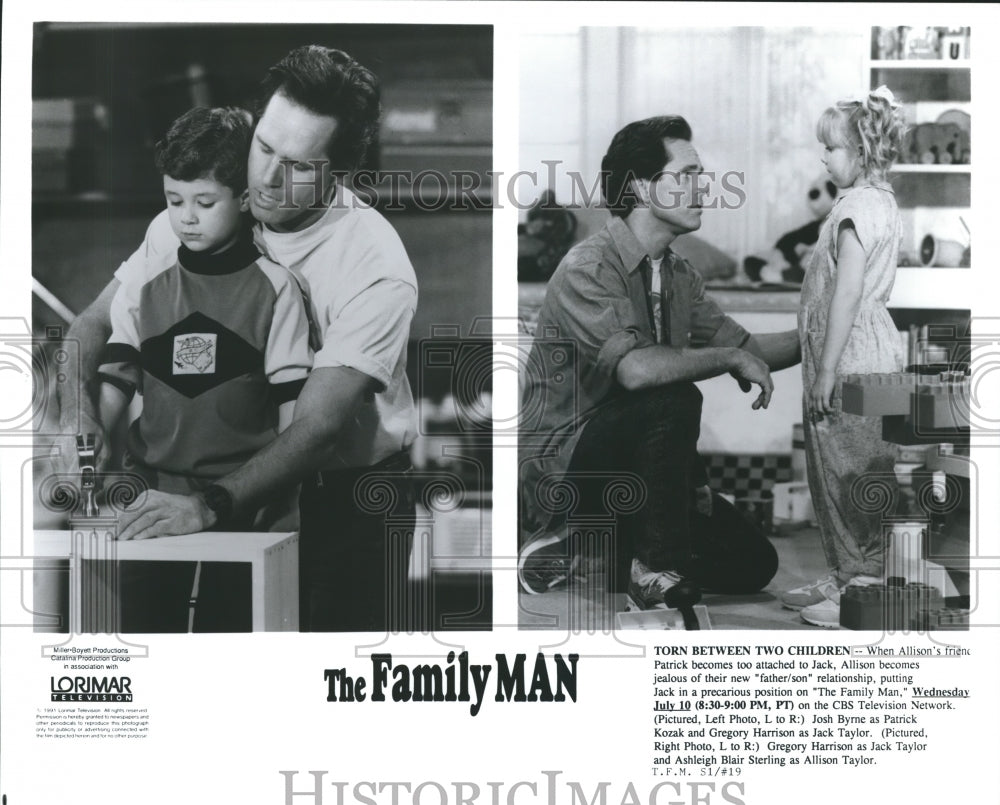 1991 Press Photo Scenes from the film, "The Family Man" - Historic Images