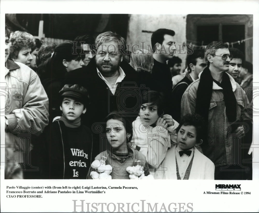1994 Press Photo The cast of &quot;Ciao Professore&quot; - Historic Images
