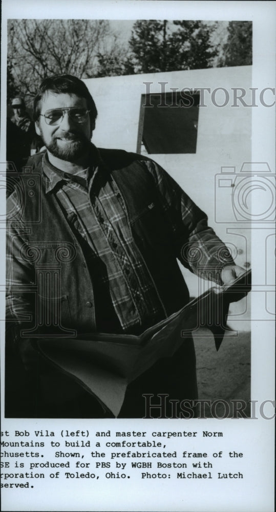 Press Photo This Old House master carpenter Norm Abrams - Historic Images