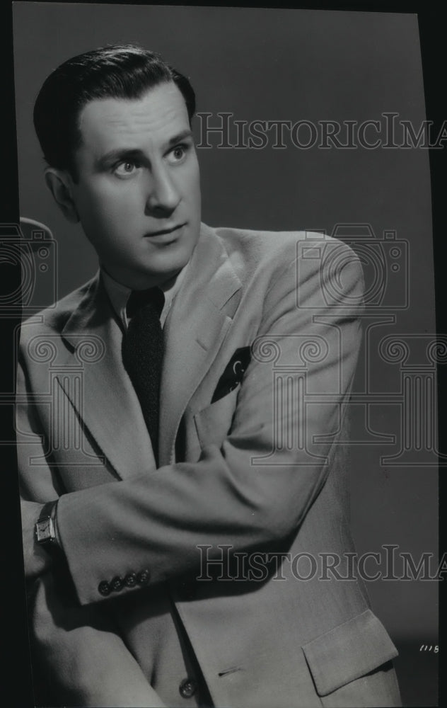 1941 Press Photo Bud Abbott, Radio &amp; Movie talent/actor - Historic Images