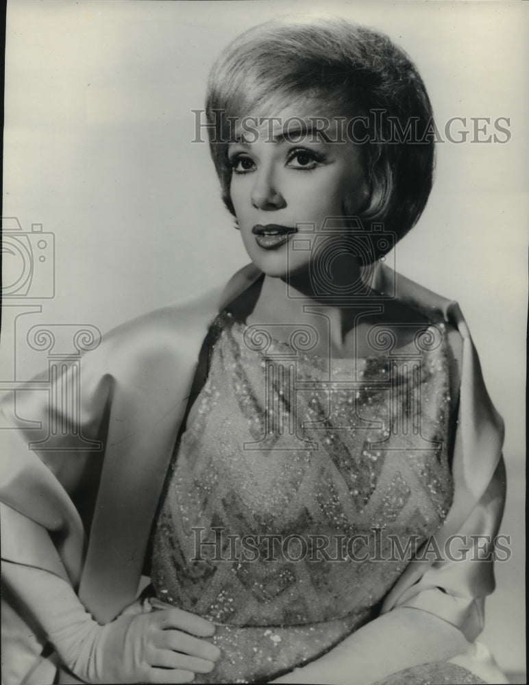 1963 Press Photo Edie Adams, American actress. - Historic Images