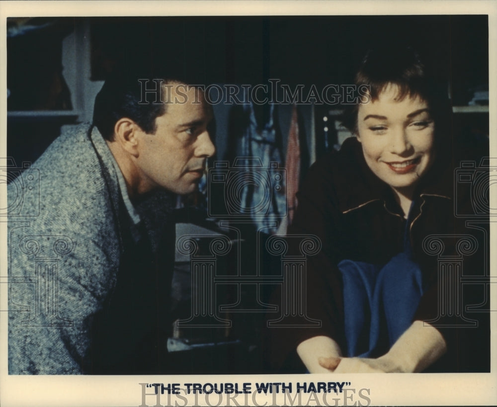 1956 Press Photo Shirley MacLaine stars in "The Trouble With Harry" - Historic Images
