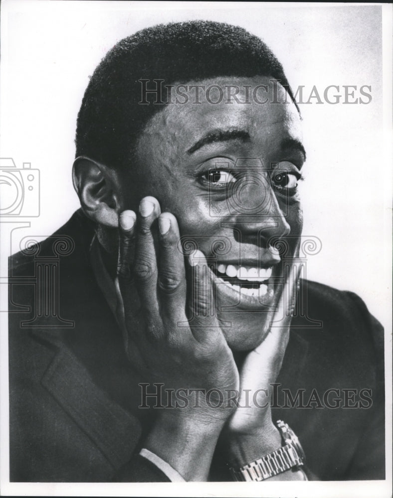 1970 Press Photo Godfrey Cambridge, stand-up comedian and actor. - Historic Images