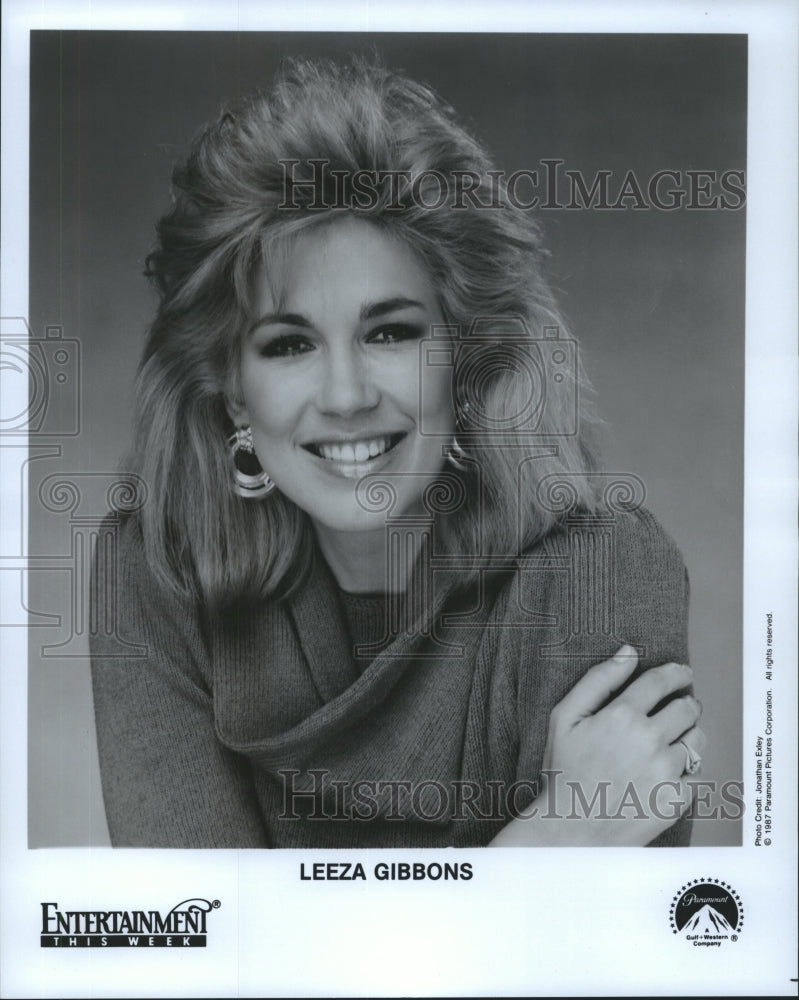 1989 Press Photo Leeza Gibbons - Historic Images