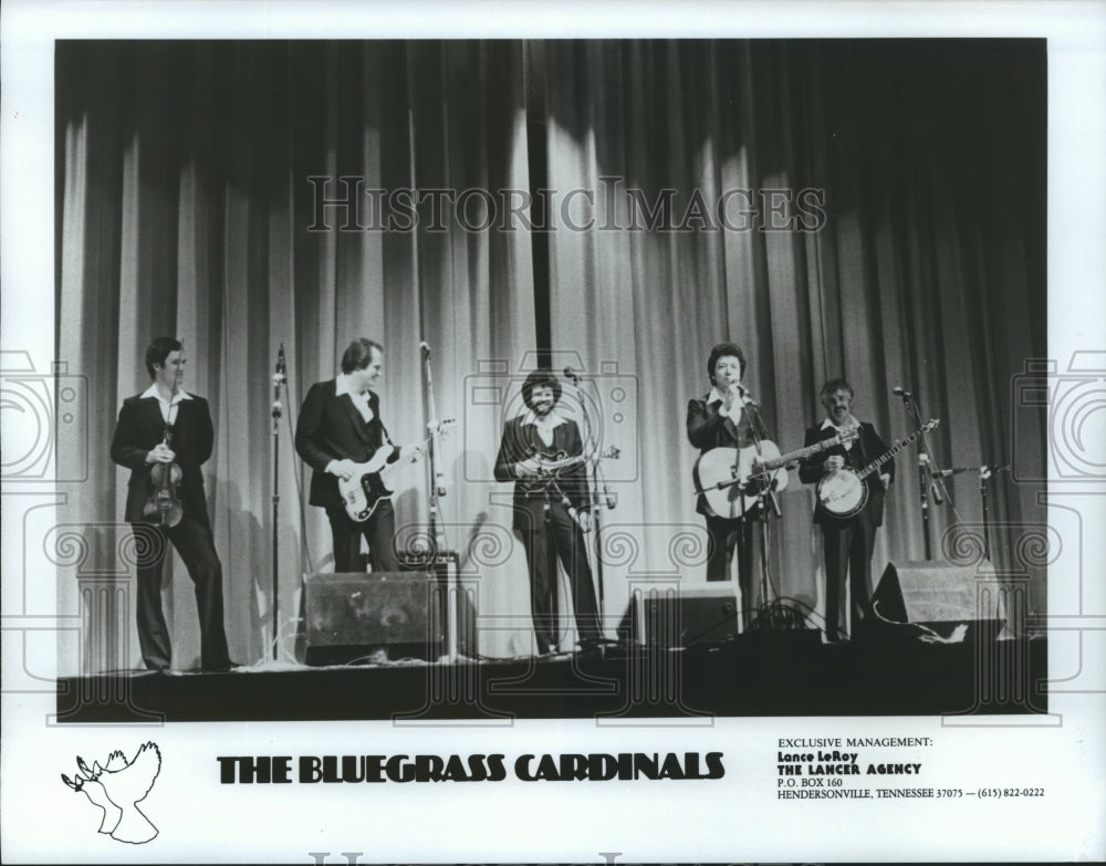 Press Photo The Bluegrass Cardinals Band - Historic Images