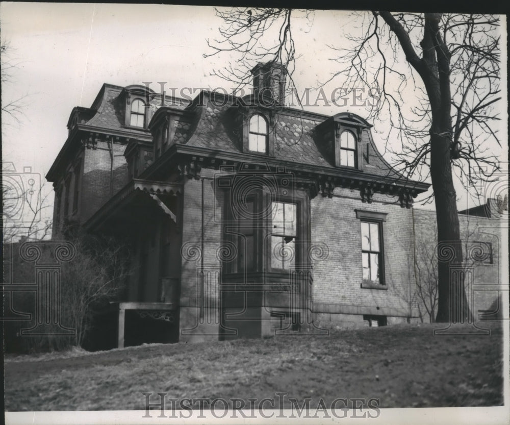 1948 Press Photo Stephen Foster's Mansion in the city of Pittsburgh - spp30235-Historic Images