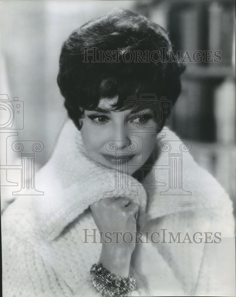 1962 Press Photo Jennifer Jones, actress. - Historic Images