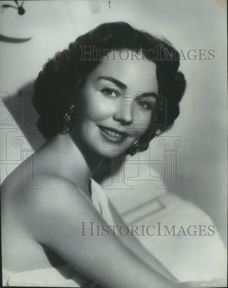 1957 Press Photo Jennifer Jones stars in "The Barretts of Wimpole Street"-Historic Images