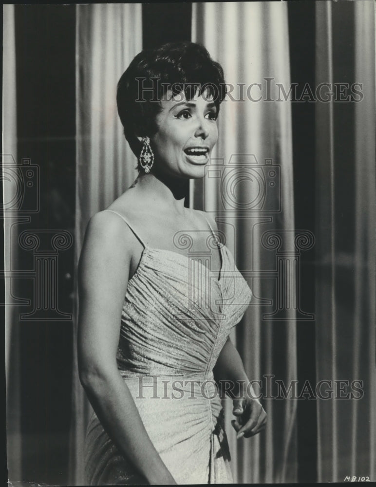1962 Press Photo Singer Lena Horne - Historic Images