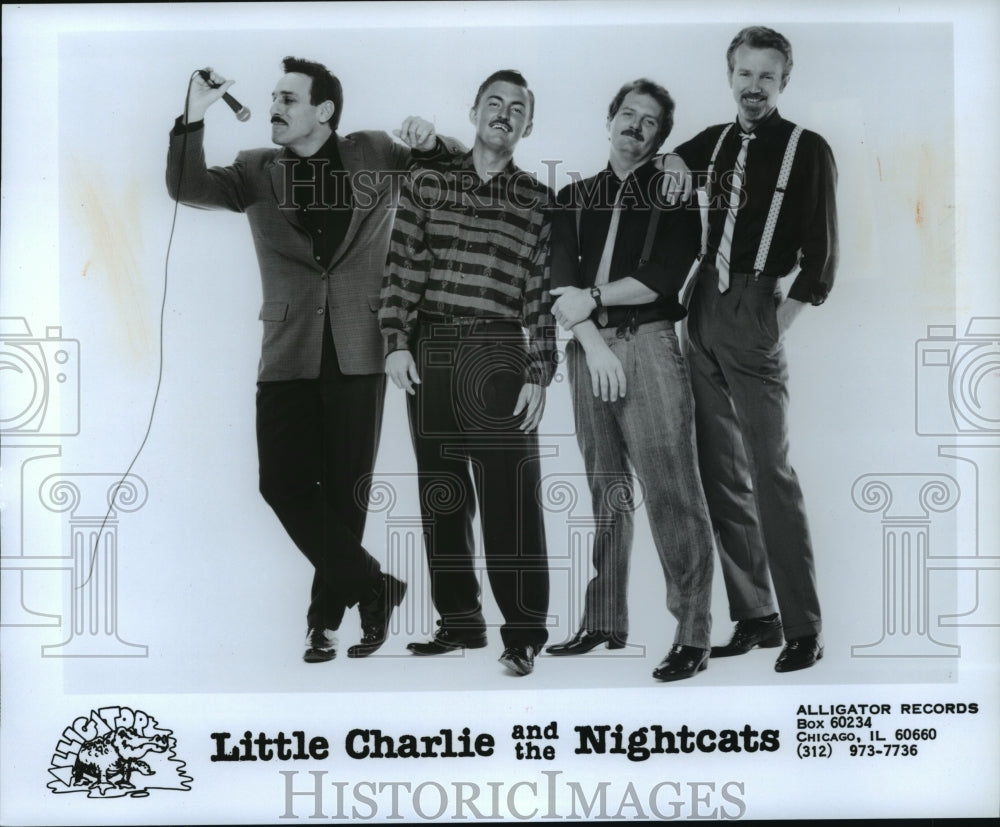 Press Photo Little Charlie and the Nightcats. - Historic Images