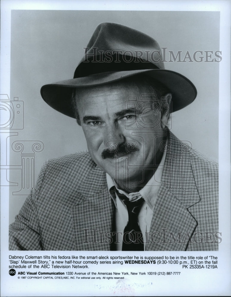 1990 Press Photo Dabney Coleman stars in The &#39;Slap&#39; Maxwell Story&quot; - Historic Images