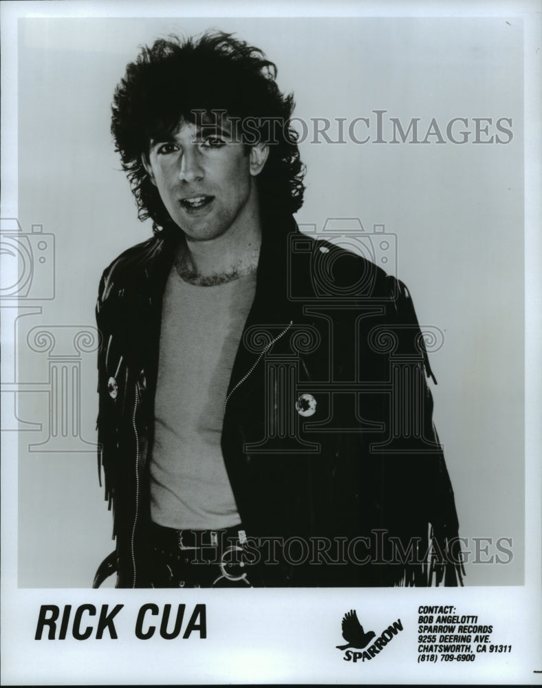 Press Photo Singer Rick Cua - spp38858- Historic Images