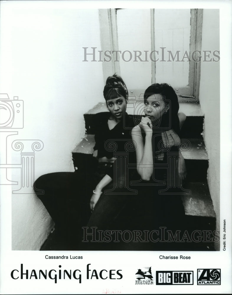 1997 Press Photo American female R&amp;B duo, Changing Faces - Historic Images