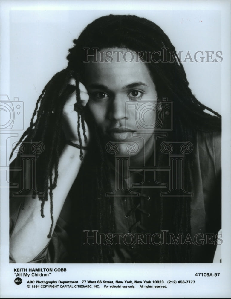 1994 Press Photo Keith Hamilton Cobb in All My Children - Historic Images