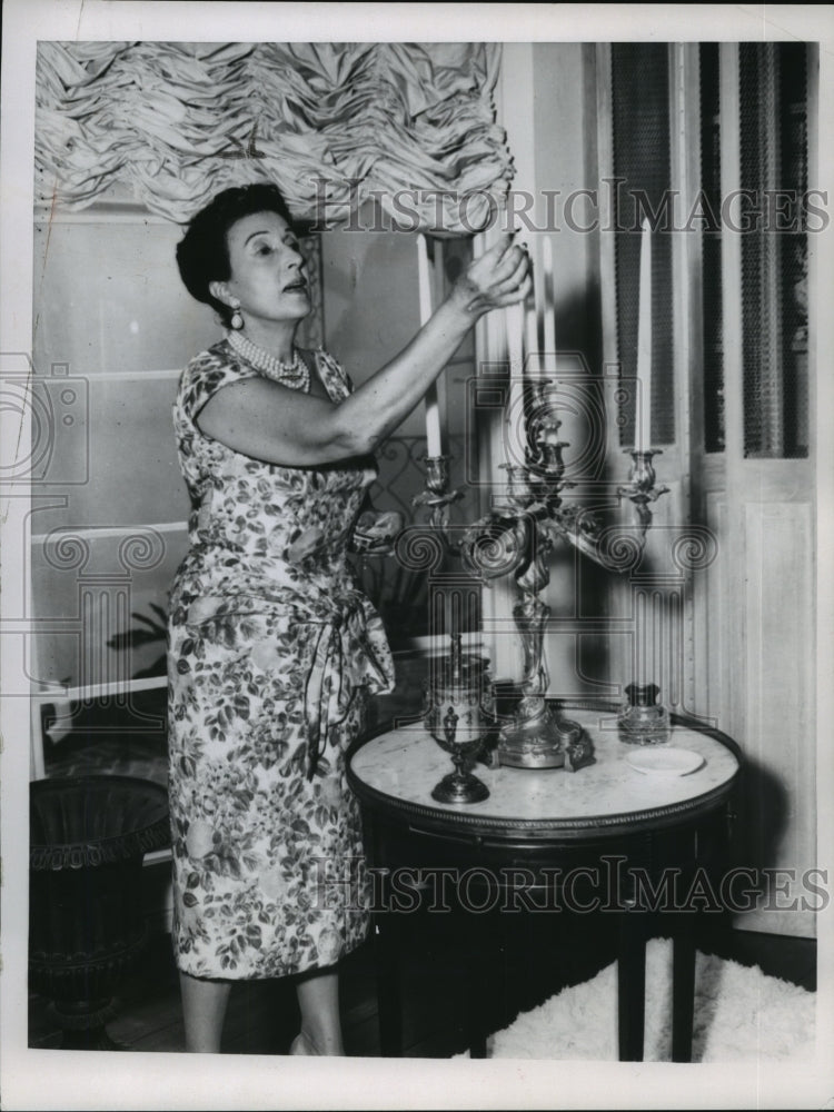 1958 Press Photo Film Actress Katina Paxinou - Historic Images