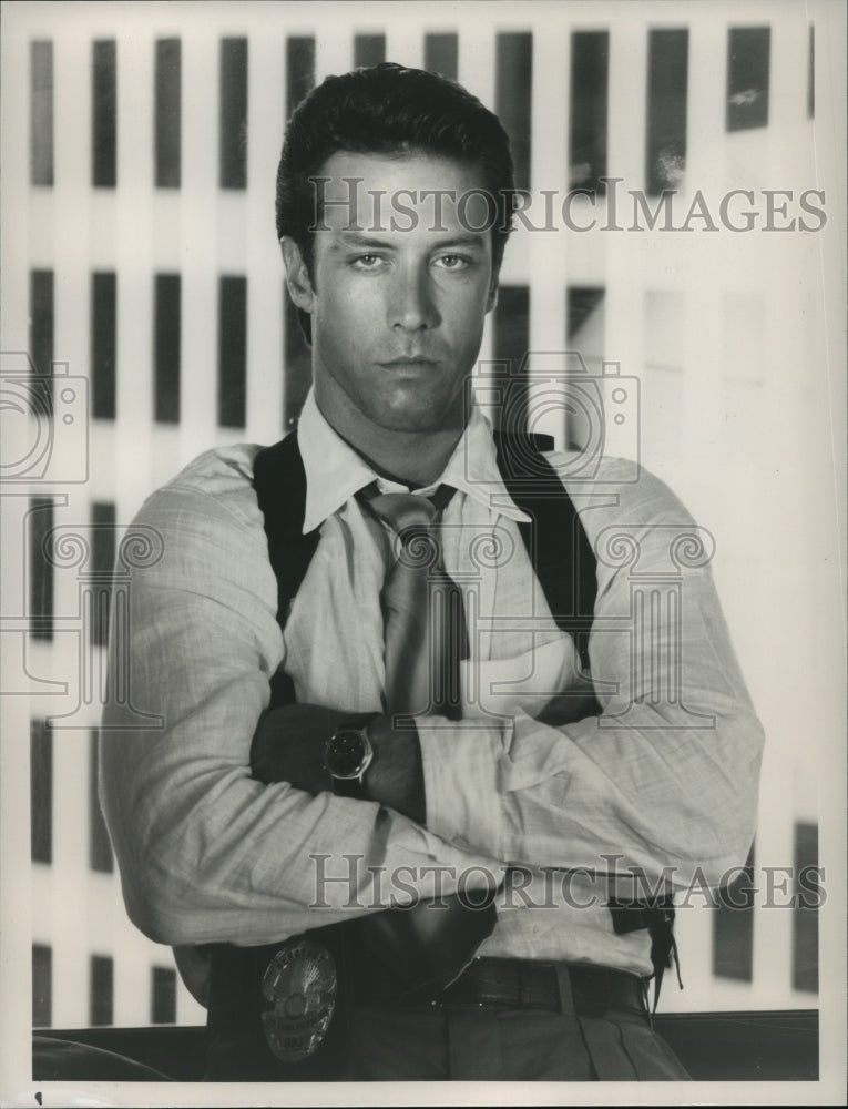 1989 Press Photo Scott Plank stars in Drug Wars: The Camarena Story, on NBC. - Historic Images
