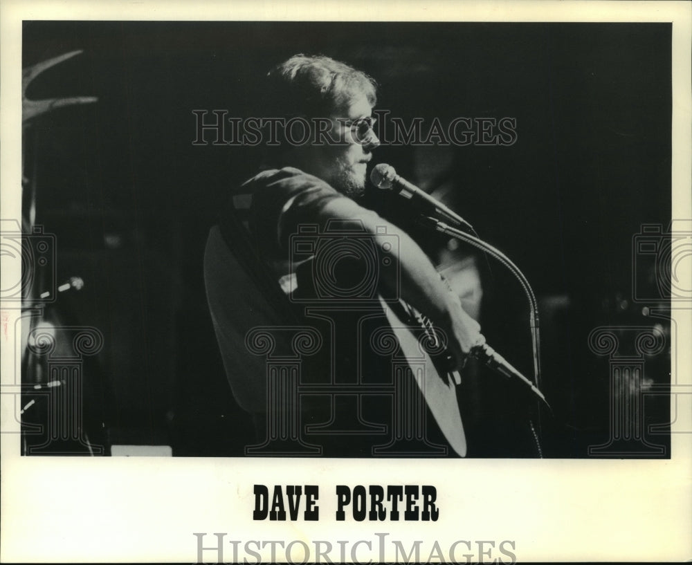 1965 Press Photo Musician Dave Porter - Historic Images