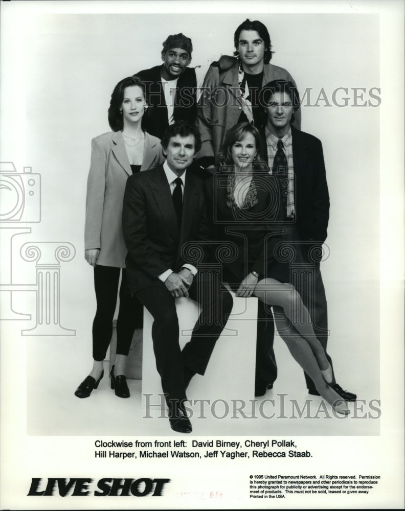 1995 Press Photo &quot;Live Shot&quot; cast members - Historic Images