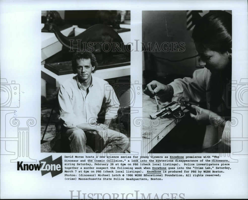 1986 David Morse hosts science series KnowZone - Historic Images