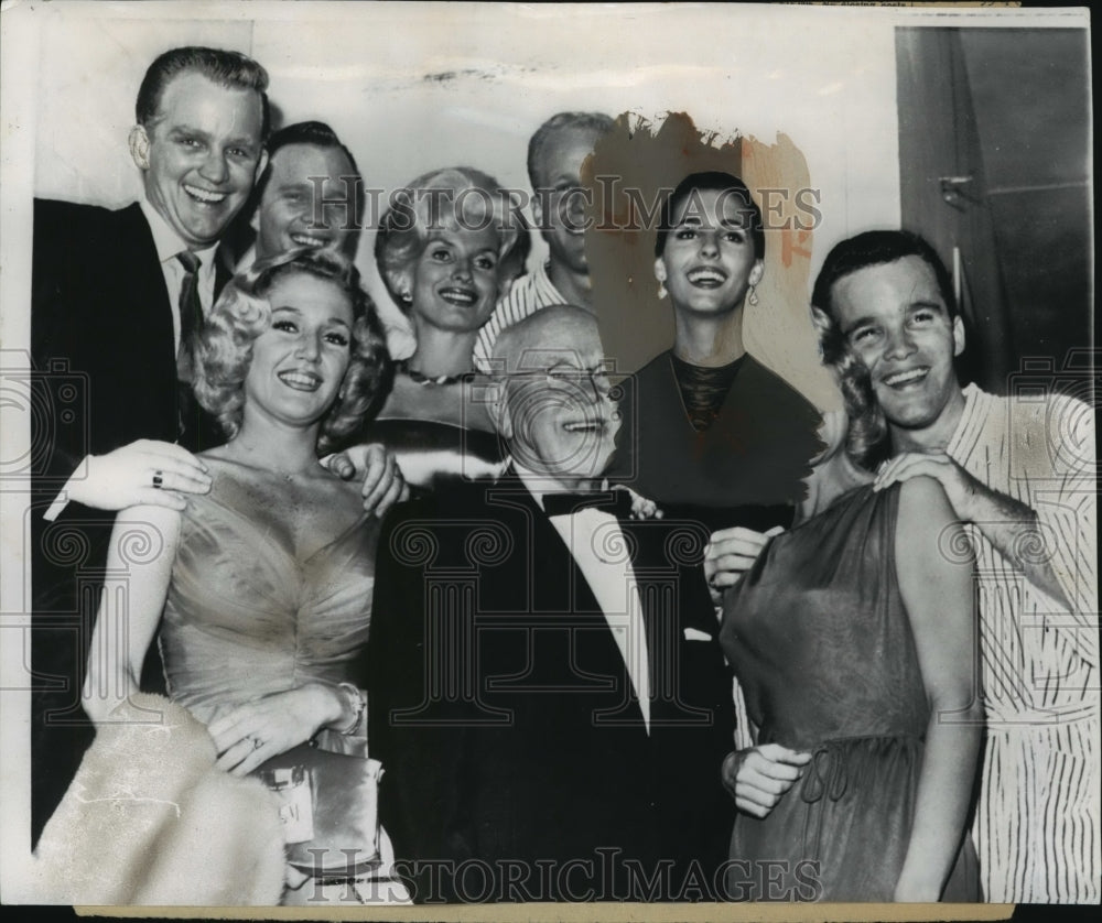 1960 Sons of Bing Crosby and their showgirl wives get together - Historic Images