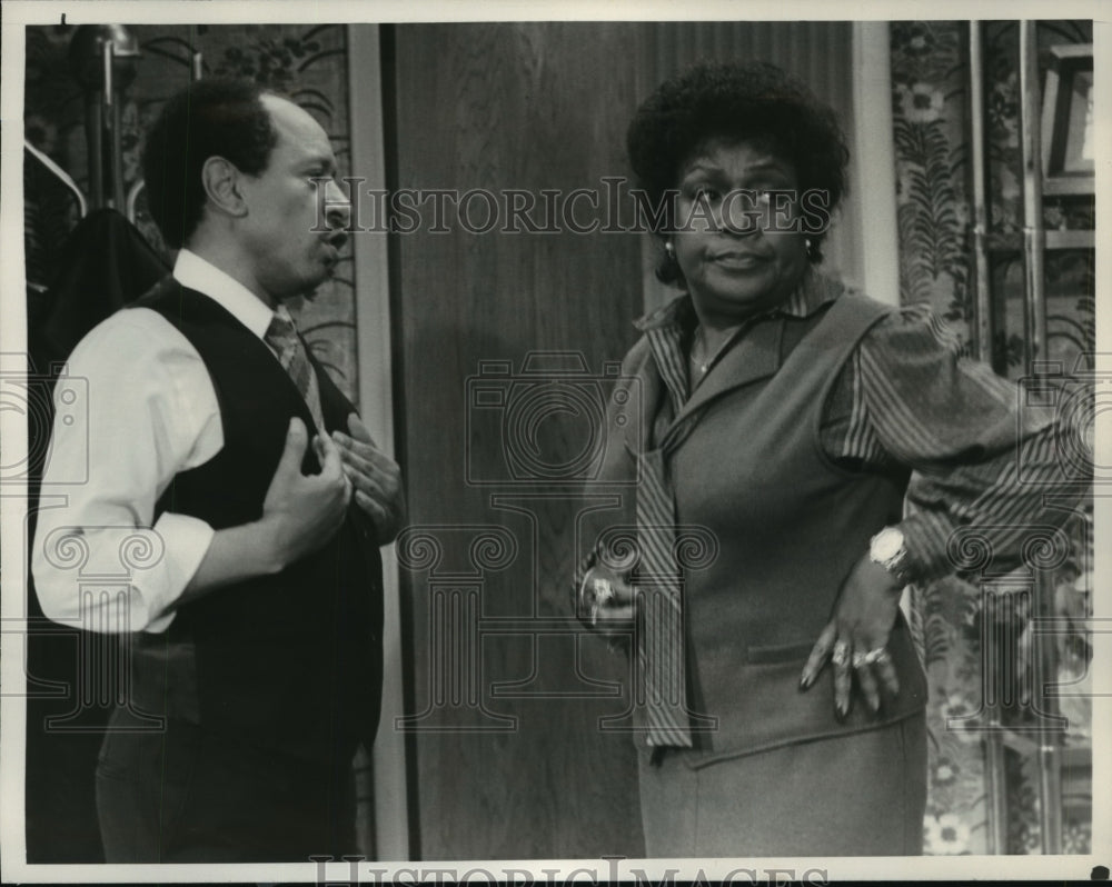 1963 Actors Sherman Hemsley, Isabel Sanford on The Jeffersons Show-Historic Images