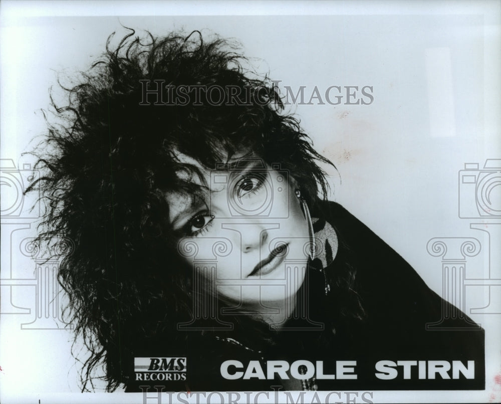 1986 Press Photo Musician Carole Stirn - Historic Images