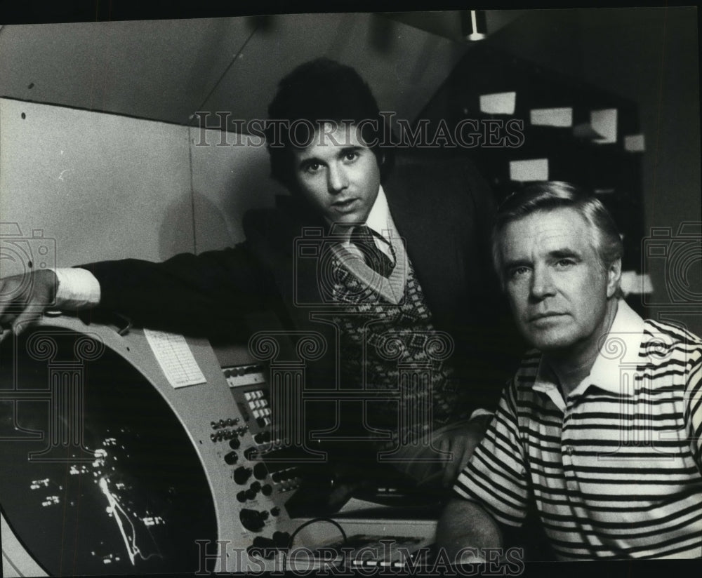 1979 Desi Arnaz Jr. and George Peppard in Crisis in Mid-Air. - Historic Images