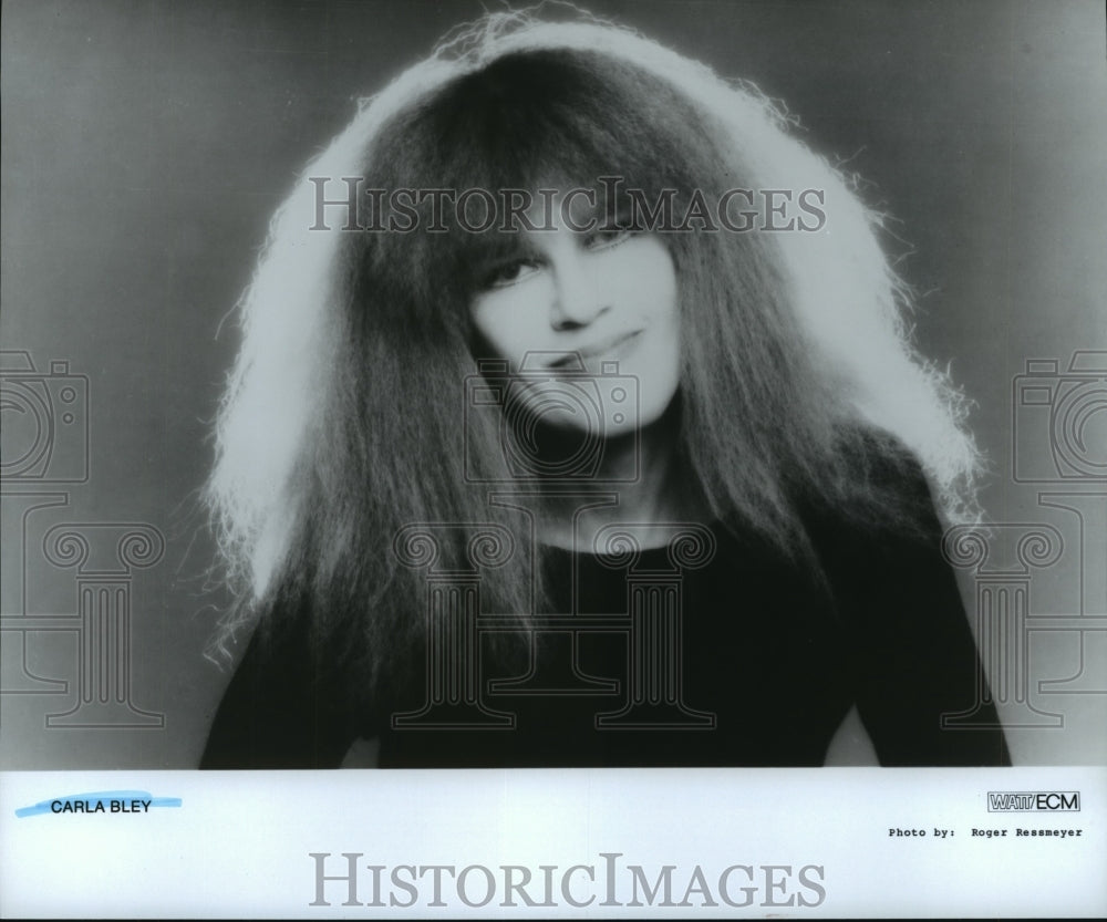 Press Photo Carla Bley-jazz composer, pianist, organist and bandleader - Historic Images