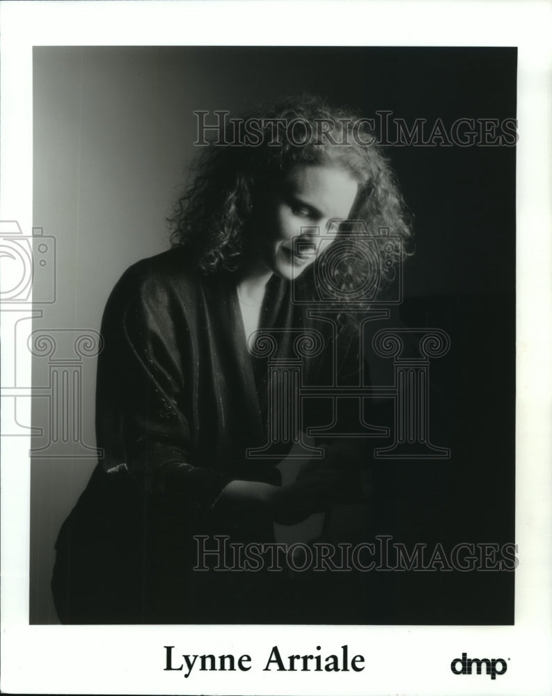 Press Photo Lynne Arriale, musician, at the piano - Historic Images