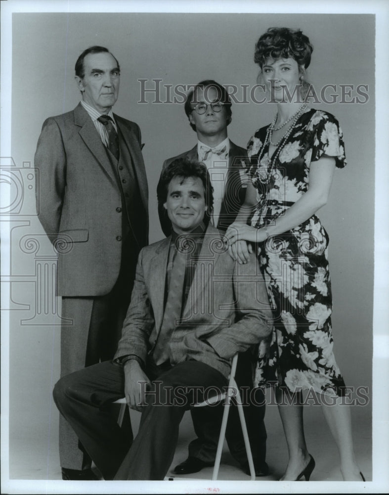 Press Photo Orion Television&#39;s Adderly cast premiering on CBS Late Night - Historic Images