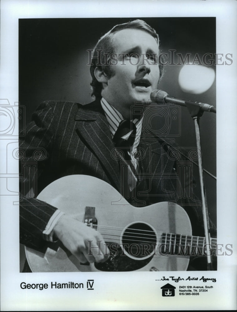 Press Photo George Hamilton IV-country musician - Historic Images