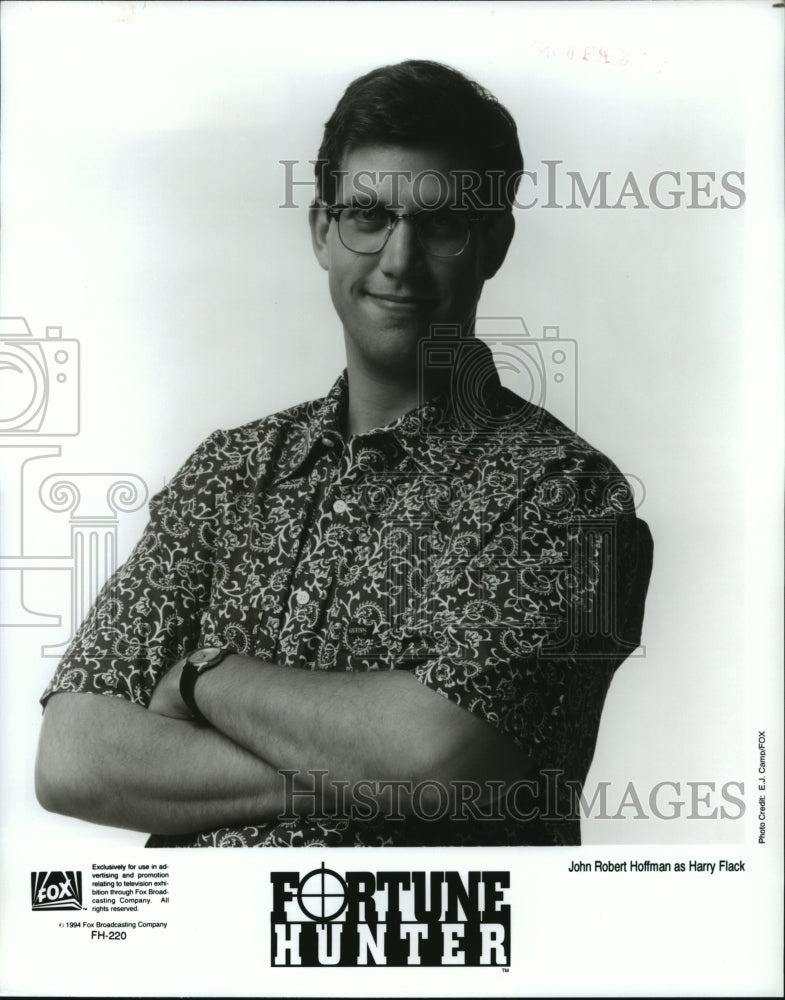 1994 Press Photo Joh Robert Hoffman as Harry Falck, "Fortune Hunter" - Historic Images