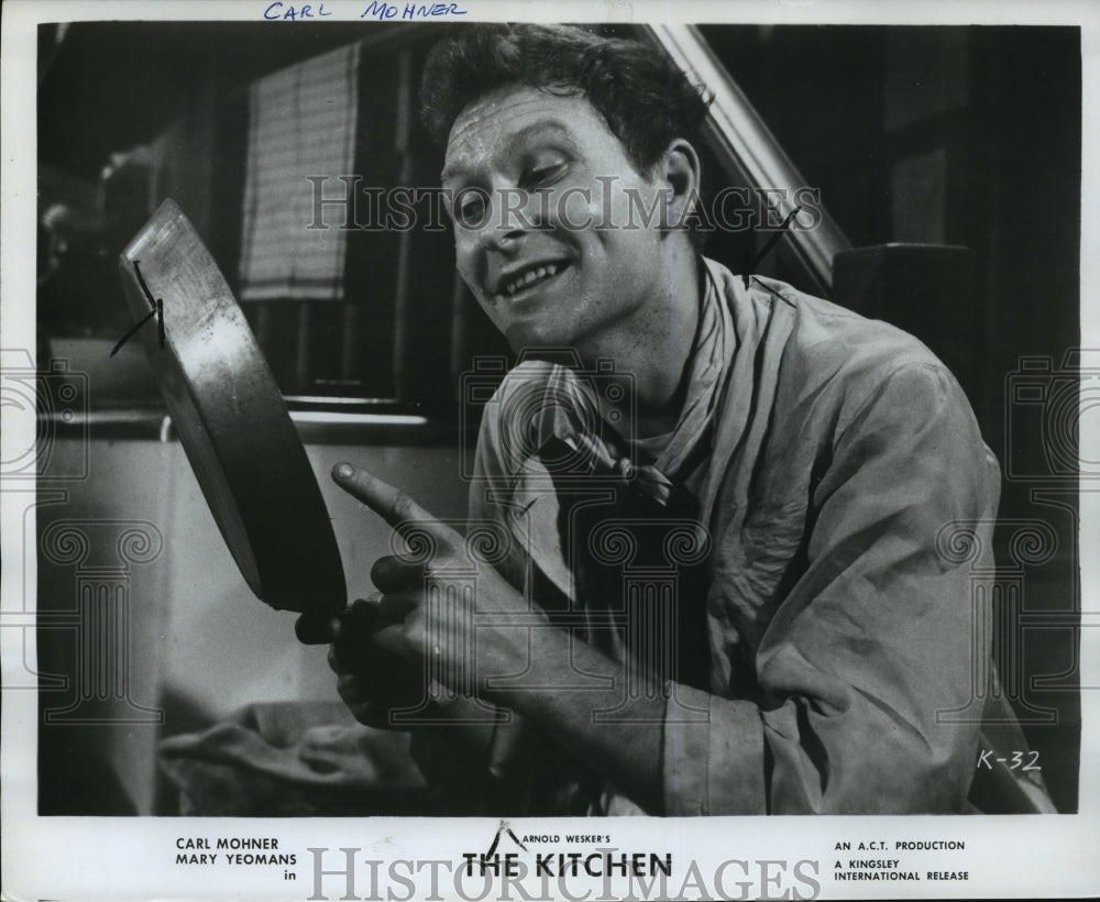 1964 Press Photo Actor Carl Mohner in The Kitchen Movie by Arnold Wesker - Historic Images