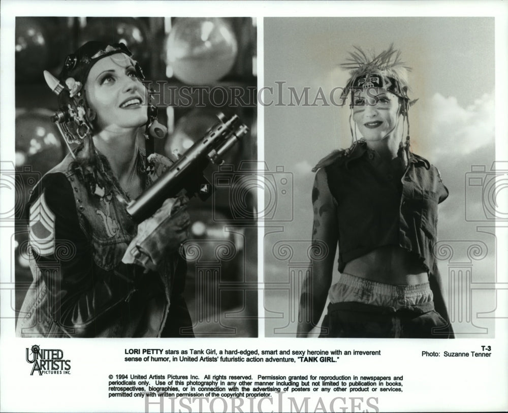1995 Press Photo Lori Petty in "Tank Girl" - Historic Images