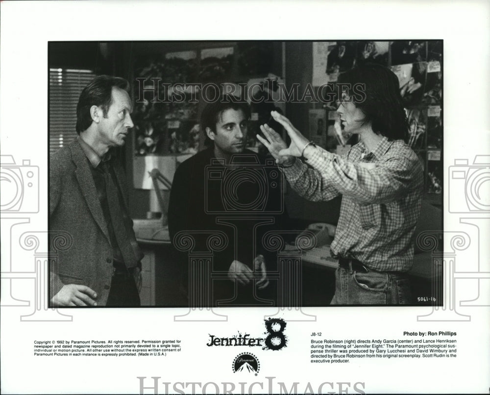 1992 Bruce Robinson Directs Andy Garcia Jennifer 8 Historic Images 2653