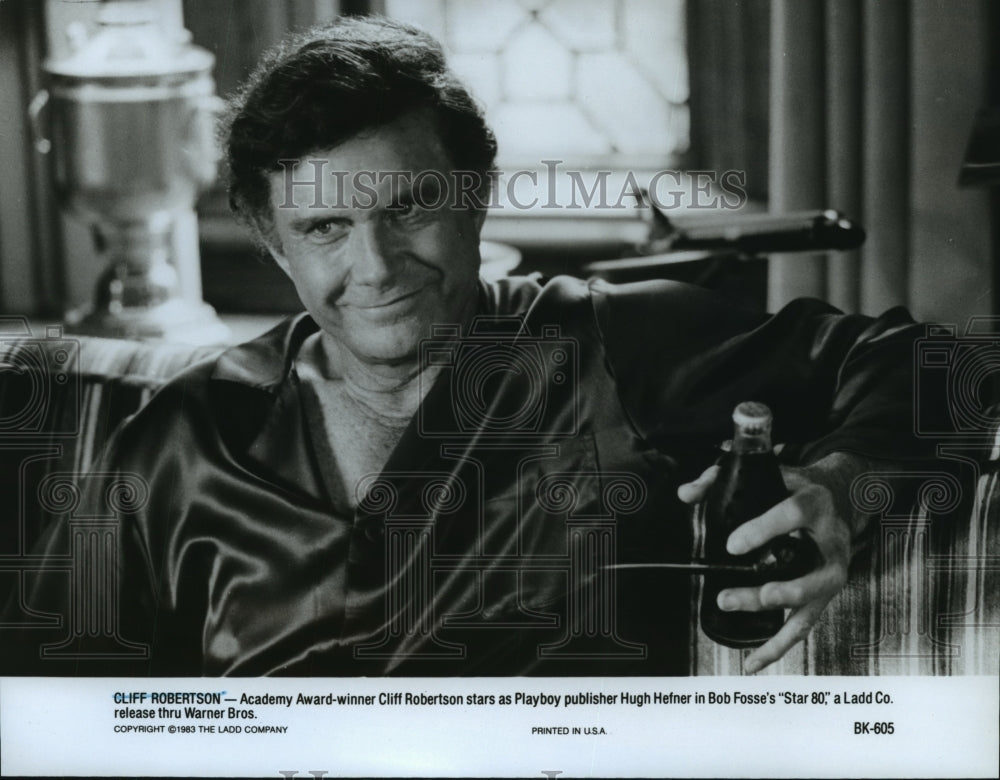 1983 Press Photo Cliff Robertson in "Star 80" - Historic Images